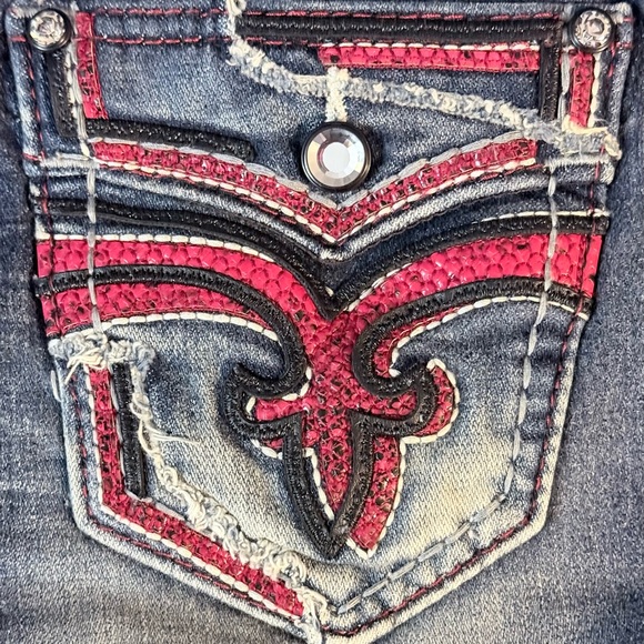 Rock Revival Collector’s Edition #445/825 Carmine Ultra High Rise Skinny Jeans - Picture 16 of 16